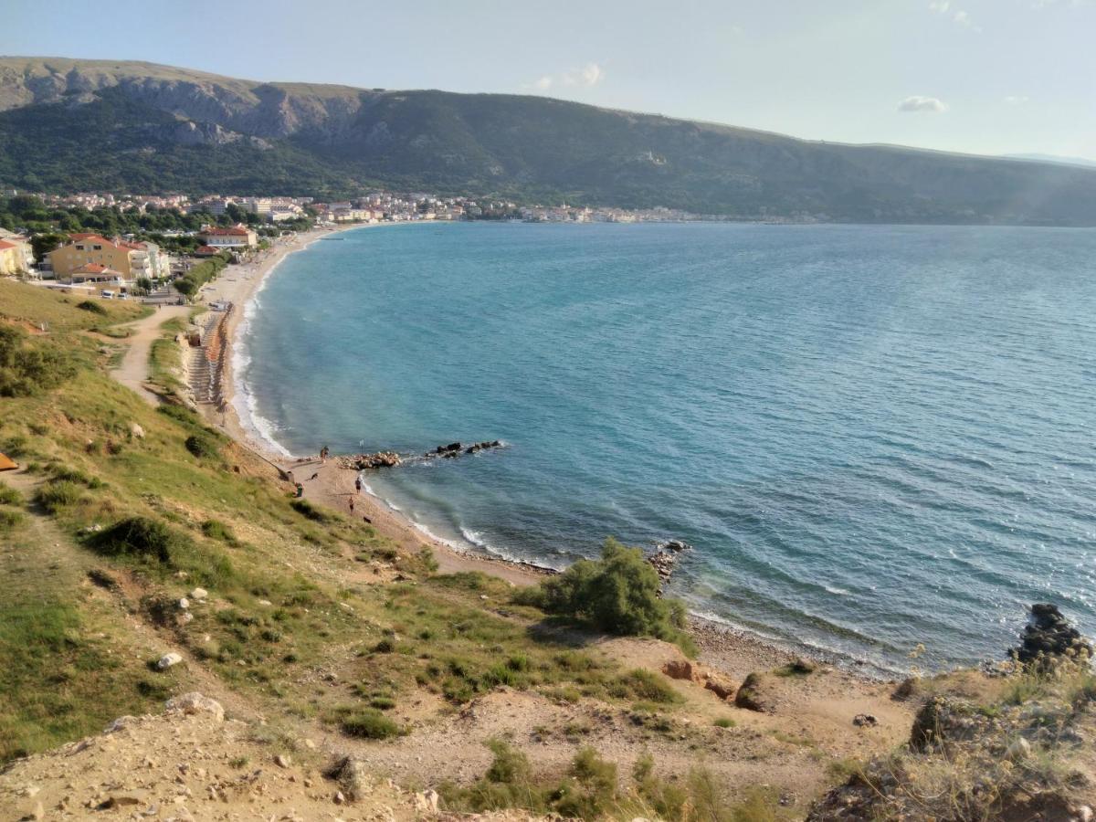 Apartmani Baska S Pogledom Na More Bagian luar foto