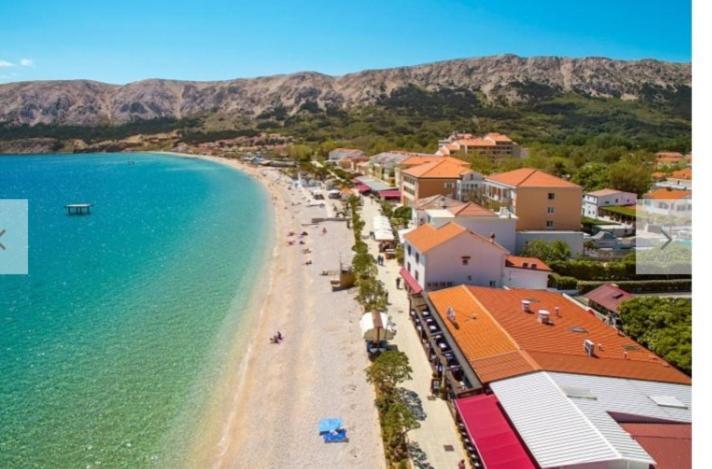 Apartmani Baska S Pogledom Na More Bagian luar foto