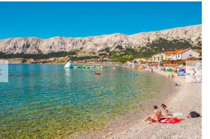 Apartmani Baska S Pogledom Na More Bagian luar foto